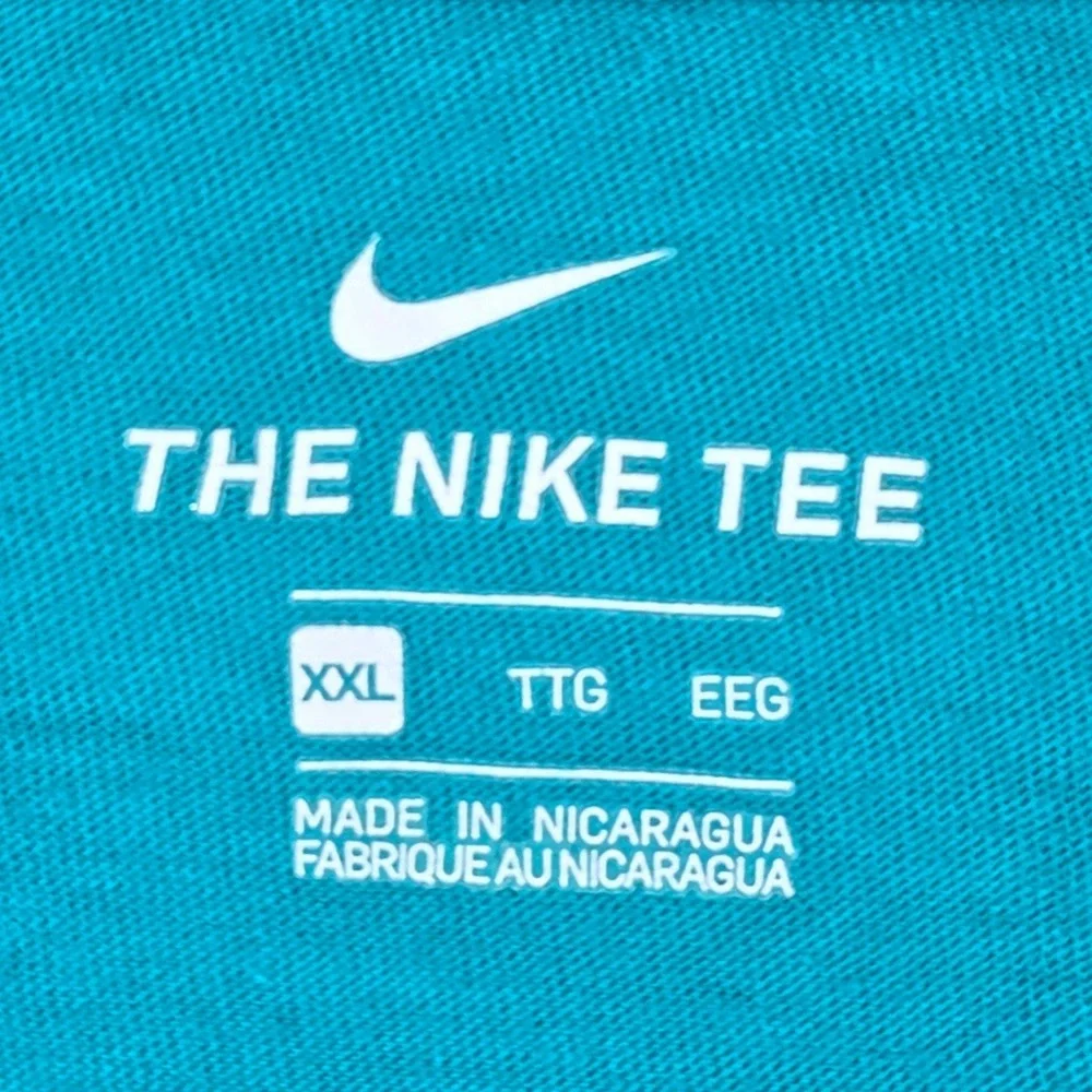 Nike Womens T Shirt XXL Teal Tua Tagovailoa 1 Miami Dolphins NFL Graphic Tee